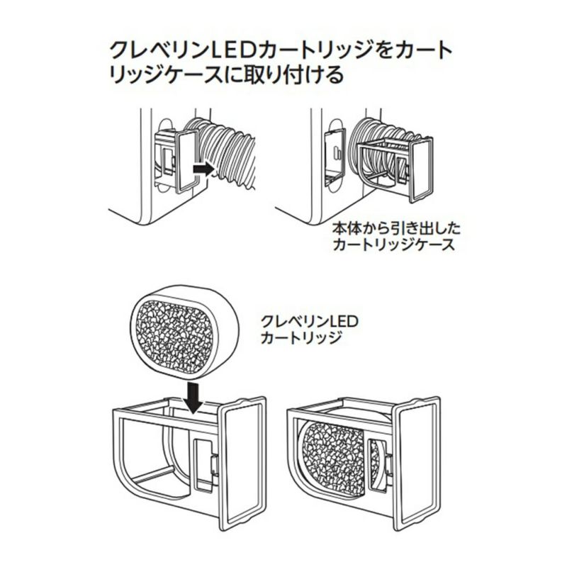 クレベリンLED 交換用カートリッジ LED-010 【KA】 DOSHISHA Marche