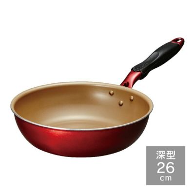 evercook(エバークック) α(アルファ) IH対応 深型フライパン26cm