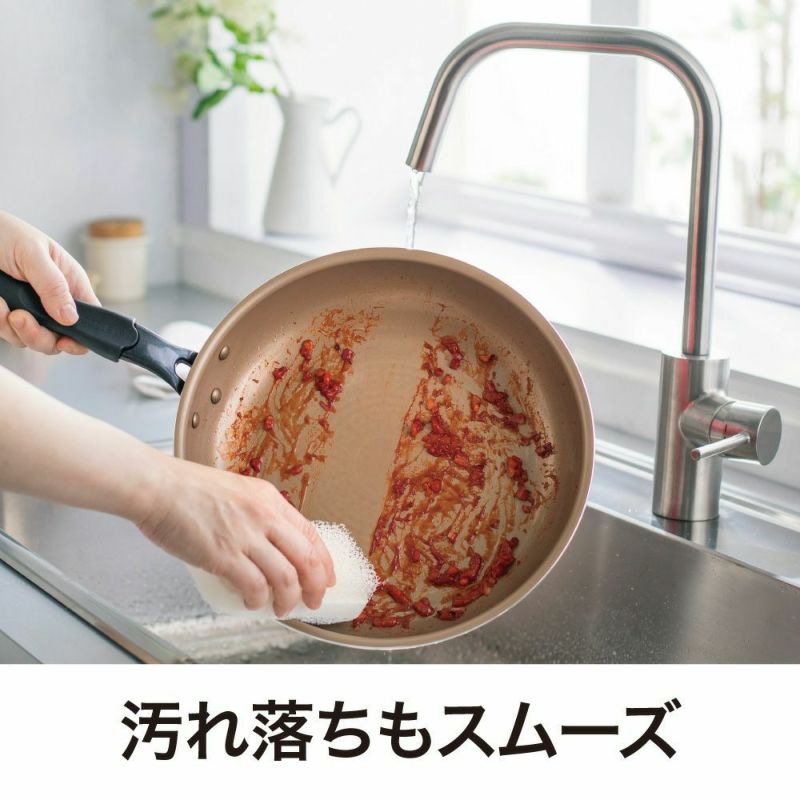 evercook(エバークック) IH対応 マルチパン 22cm レッド EIMP22RD