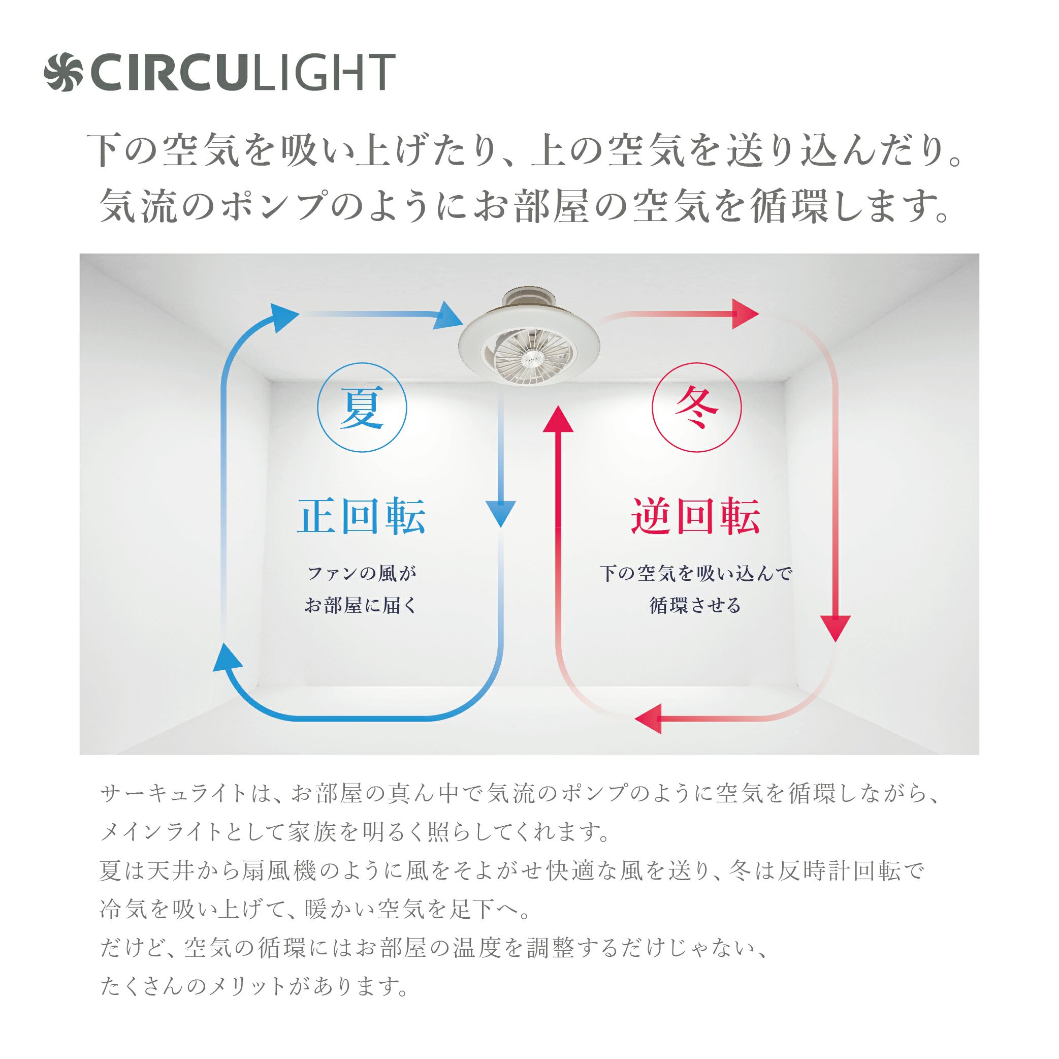 CIRCULIGHT(サーキュライト) EZシリーズ スイングモデル 6畳タイプ DCC 