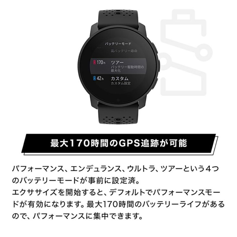 SUUNTO 9 PEAK スント9ピーク スマートウォッチ ALL-BLACK MOSS-GRAY