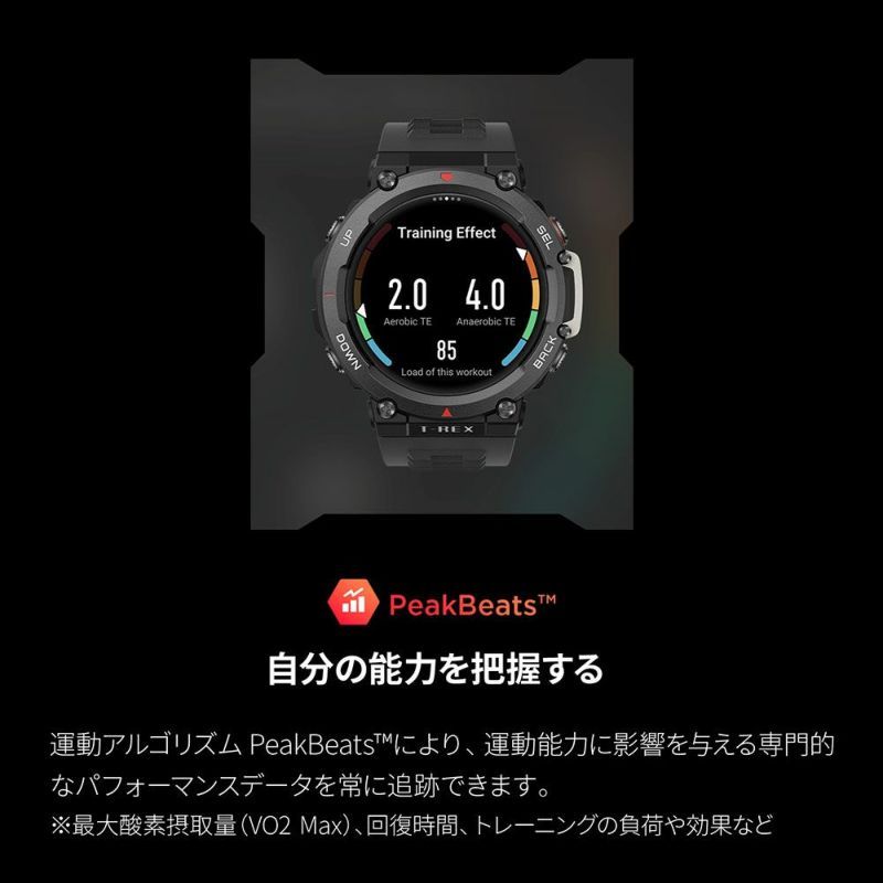 Amazfit(アマズフィット) スマートウォッチ T-Rex2【WJ】 | DOSHISHA