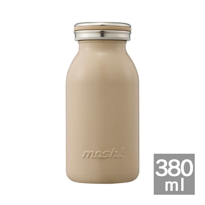 mosh!（モッシュ）ミルクボトル380ml モカ