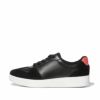 fitflop(フィットフロップ) レディース スニーカー  RALLY LEATHER/FELT/SUEDE PANEL SNEAKERS【BZ】