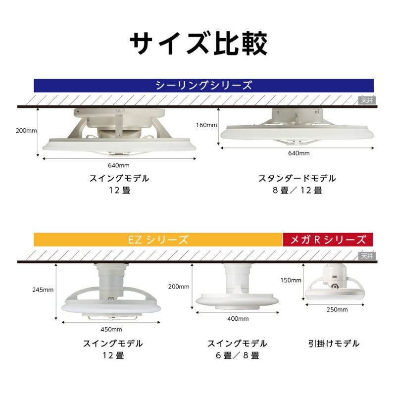 CIRCULIGHT(サーキュライト) シーリングシリーズ 12畳タイプ DCC