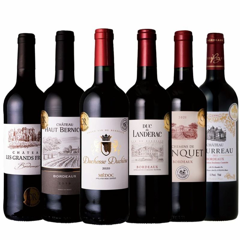 最高級のフランス赤ワイン産地メドックワイン入り金賞受賞ボルドー赤ワイン6本セット【FD】 | DOSHISHA Marche