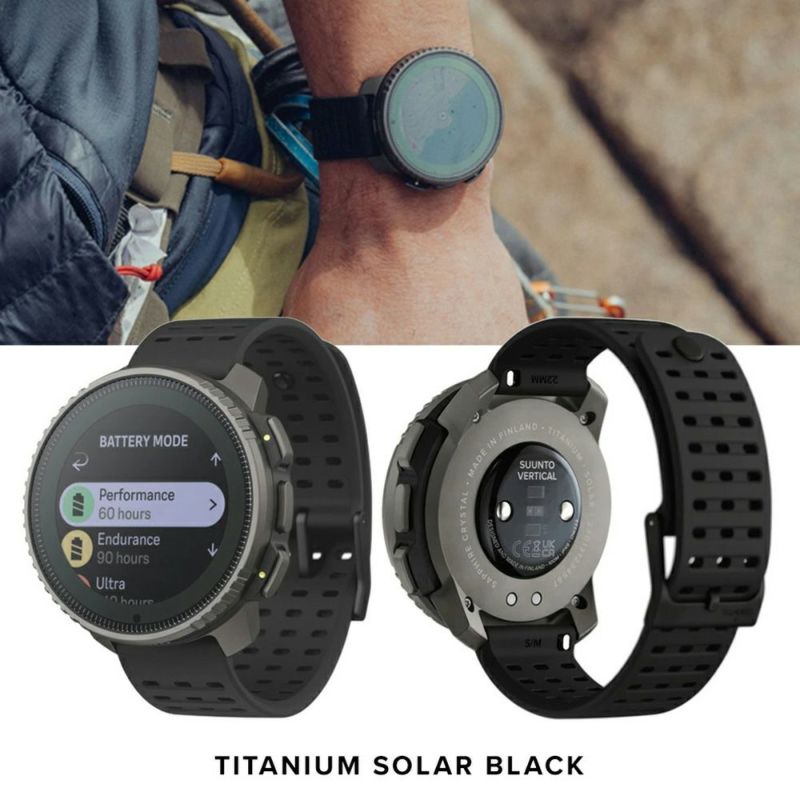 SUUNTO(スント) 腕時計 スマートウォッチ VERTICAL TITANIUM SOLAR 