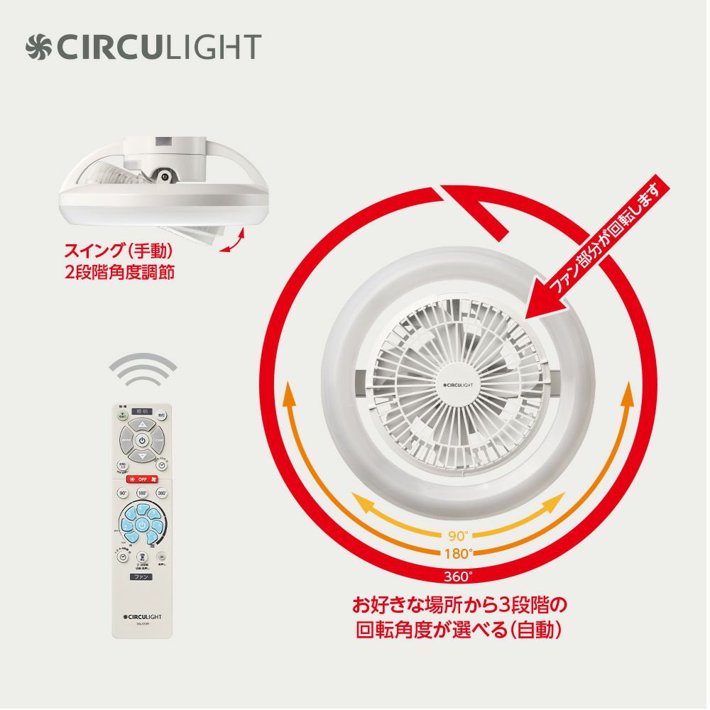 CIRCULIGHT(サーキュライト) メガシリーズ 回転機能 E26モデル 