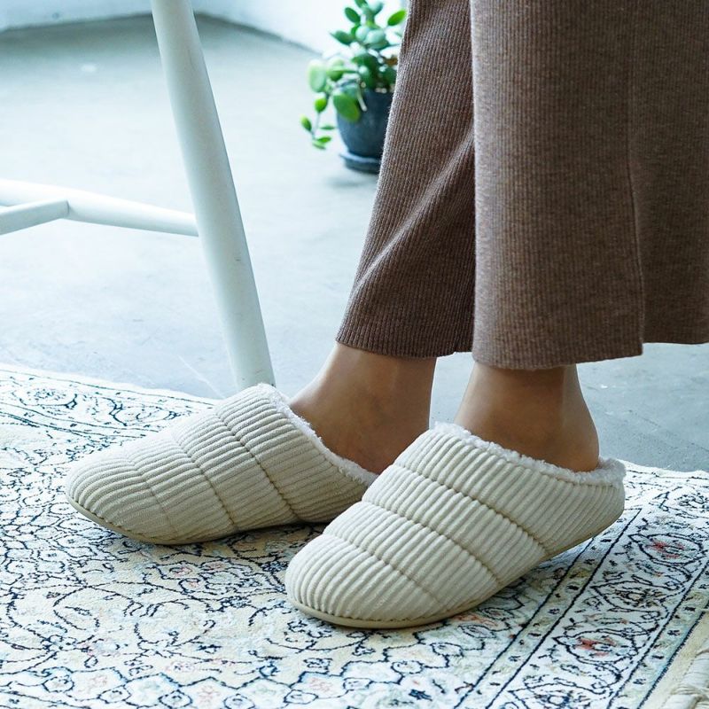 fitflop(フィットフロップ) CHRISSIE FLEECE-LINED CORDUROY SLIPPERS