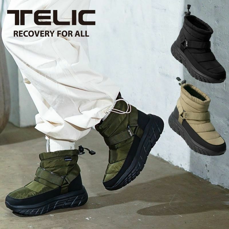 TELIC(テリック) ウィンターブーツ ALL ROADS-QT 防水 防滑 厚底 衝撃