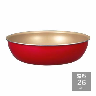 evercook(エバークック) IH対応 選べるシリーズ 着脱式 深型フライパン26cm レッド 500日保証 EIDDP26RD2 【HO】 |  DOSHISHA Marche