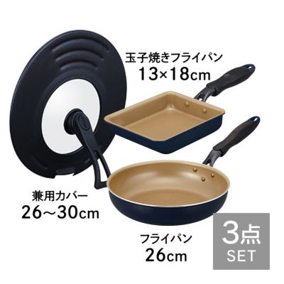 evercook(エバークック) IH対応 玉子焼きフライパン13×18cm レッド 500日保証 EIFP13RD2 【HO】 | DOSHISHA  Marche