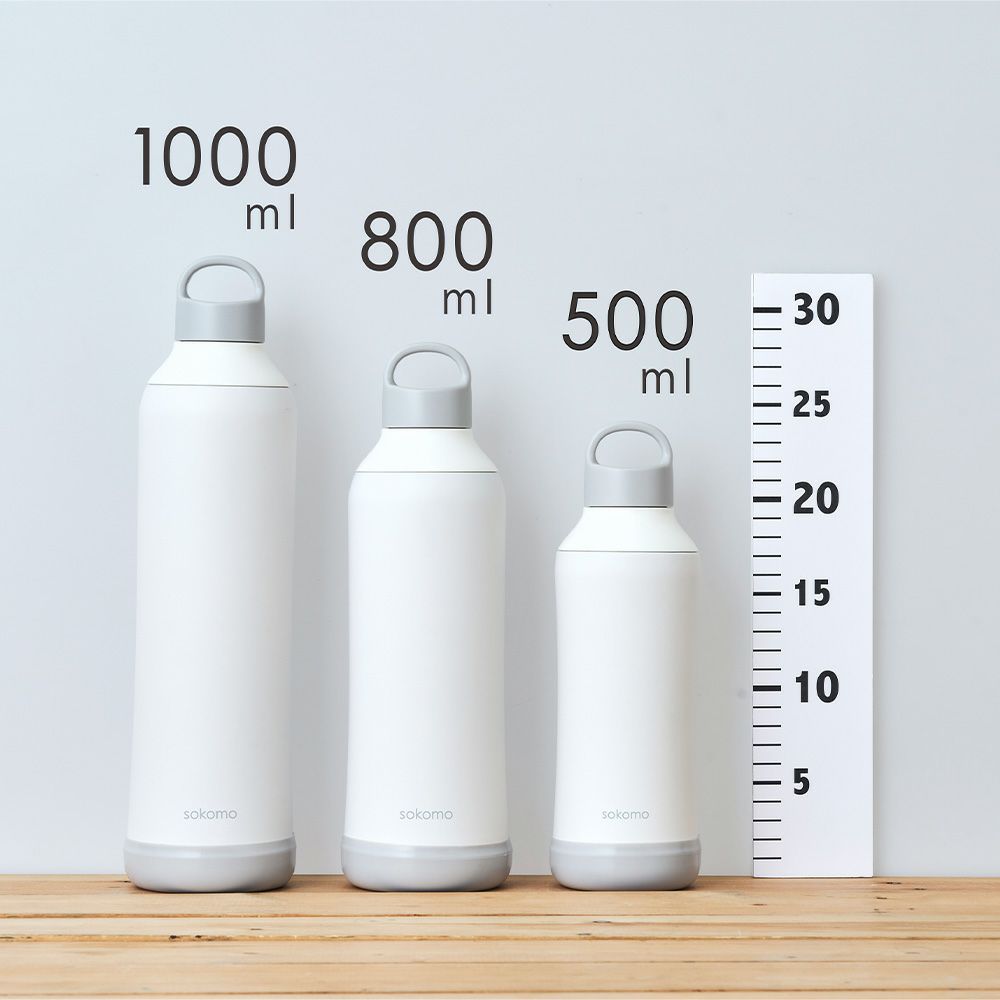 sokomo そこまで洗えるボトル500ml ホワイト SAMB500WH 【HO 