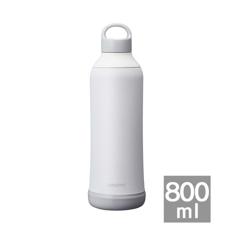 sokomo そこまで洗えるボトル800ml ホワイト SAMB800WH 【HO