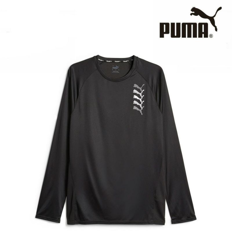 PUMA(プーマ) メンズ PUMA FIT LOGO LS Tシャツ 【BZ】 | DOSHISHA Marche