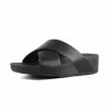 fitflop(フィットフロップ) LULU CROSS SLIDE SANDALS - LEATHER K04【BZ】