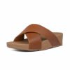 fitflop(フィットフロップ) LULU CROSS SLIDE SANDALS - LEATHER K04【BZ】