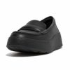 fitflop(フィットフロップ) F-MODE PADDED-DETAIL LEATHER FLATFORM LOAFERS HG3【BZ】