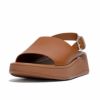 fitflop(フィットフロップ) F-MODE LEATHER FLATFORM BACK-STRAP SANDALS FW6【BZ】