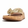 fitflop(フィットフロップ) F-MODE LEATHER-TWIST FLATFORM TOE-THONGS (CORK) HN3【BZ】