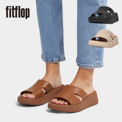 fitflop(フィットフロップ) SURFF TWO-TONE WEBBING/LEATHER BACK 