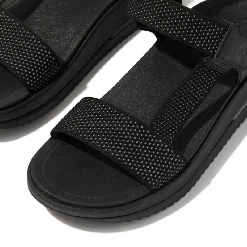 fitflop(フィットフロップ) SURFF TWO-TONE WEBBING/LEATHER BACK 