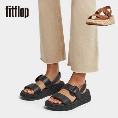 fitflop(フィットフロップ) SURFF TWO-TONE WEBBING/LEATHER BACK 