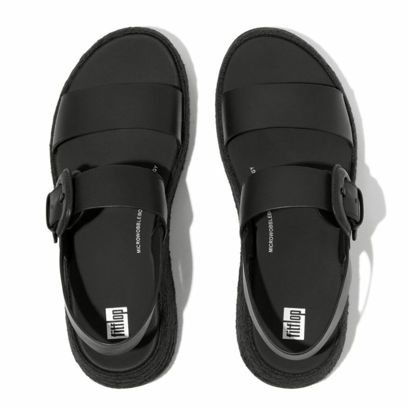 fitflop(フィットフロップ) F-MODE ESPADRILLE BUCKLE LEATHER 
