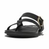 fitflop(フィットフロップ) GRACIE BUCKLE LEATHER STRAPPY TOE-POST SANDALS HM5【BZ】