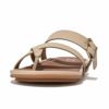 fitflop(フィットフロップ) GRACIE BUCKLE LEATHER STRAPPY TOE-POST SANDALS HM5【BZ】