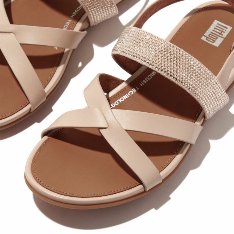 fitflop(フィットフロップ) GRACIE CRYSTAL LEATHER STRAPPY BACK