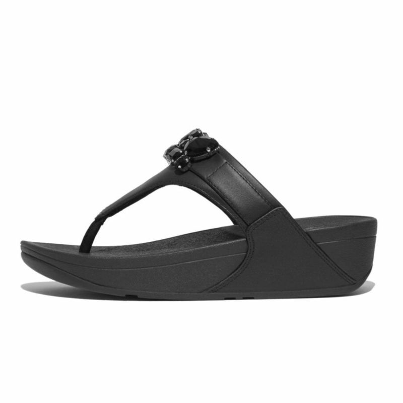 fitflop(フィットフロップ) LULU JEWEL-DELUXE LEATHER TOE-POST 