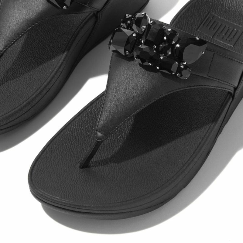 fitflop(フィットフロップ) LULU JEWEL-DELUXE LEATHER TOE-POST 