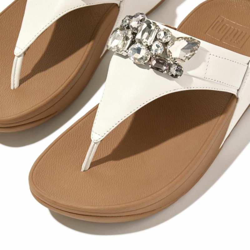 fitflop(フィットフロップ) LULU JEWEL-DELUXE LEATHER TOE-POST 