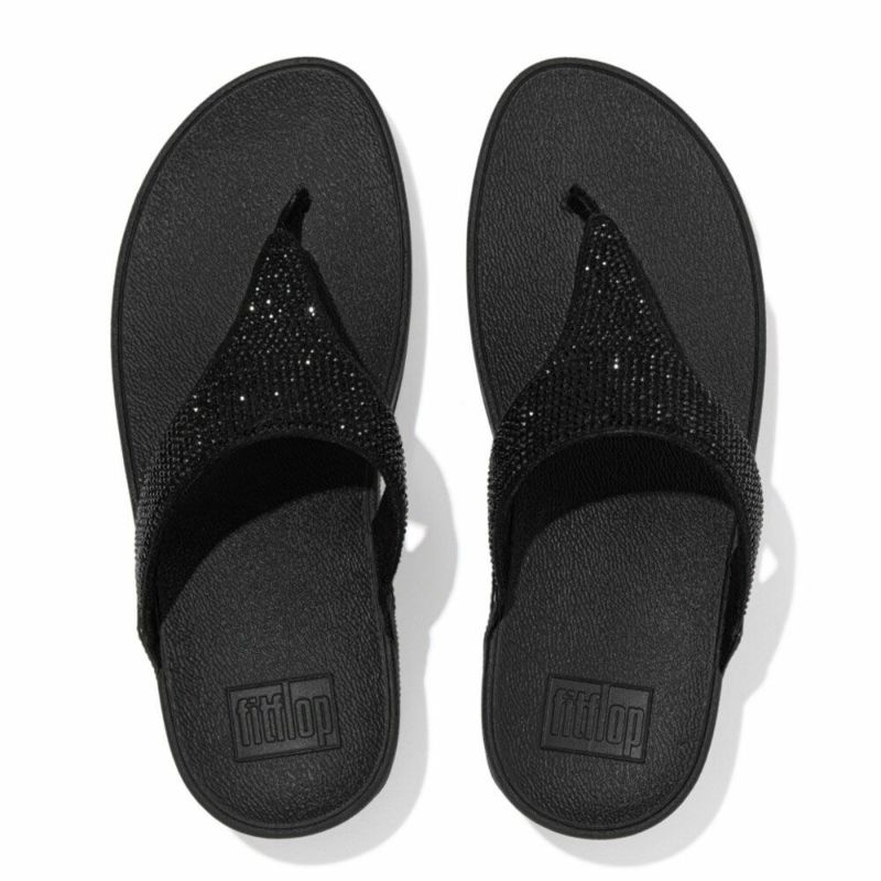 fitflop(フィットフロップ) LULU CRYSTAL EMBELLISHED TOE-POST 