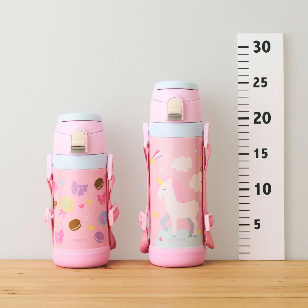 しなこちゃん水筒 600ml まがい そこまで洗える3WAYキッズボトル