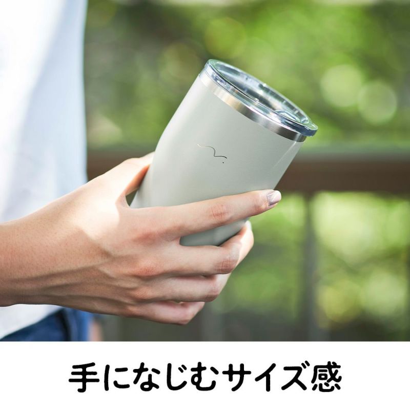 歳末》のみごろカラータンブラー 360ml SINCERE（パウダーブルー） CT360BL 【HO】 | DOSHISHA Marche