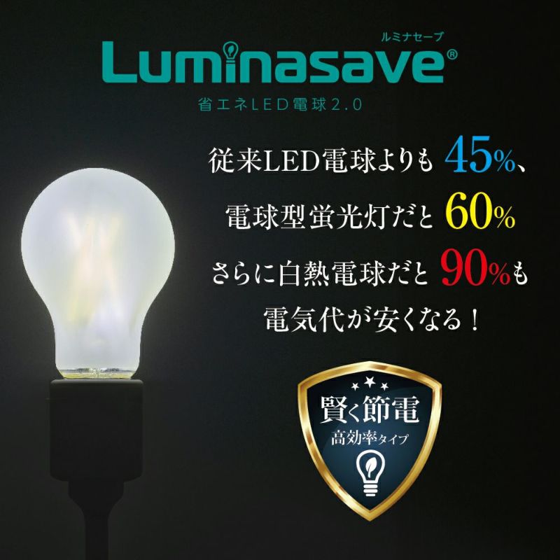 歳末》Luminasave(ルミナセーブ) 省エネ LED電球 100形 E26 電球色 全方向タイプ LSF-A100L 【SH】 |  DOSHISHA Marche