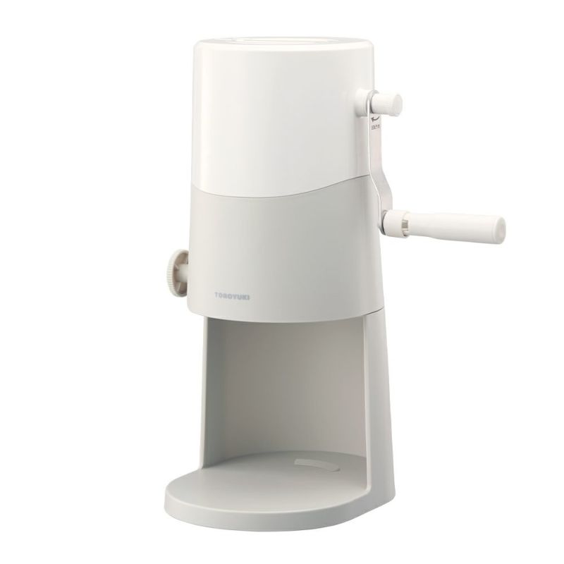 手動ふわふわとろ雪かき氷器 ライトグレー IS-TY-B5GY【HO