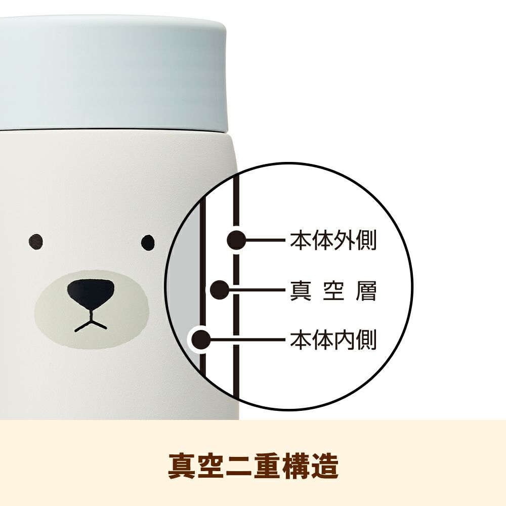 いしかわかずやコラボボトルあざらし DMFB480AZ【HO】 | DOSHISHA Marche