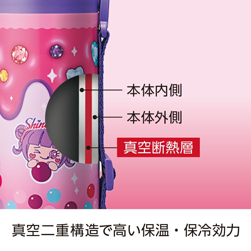 sokomo そこまで洗える3WAYキッズボトル しなこちゃんコラボ SAKB600SN  