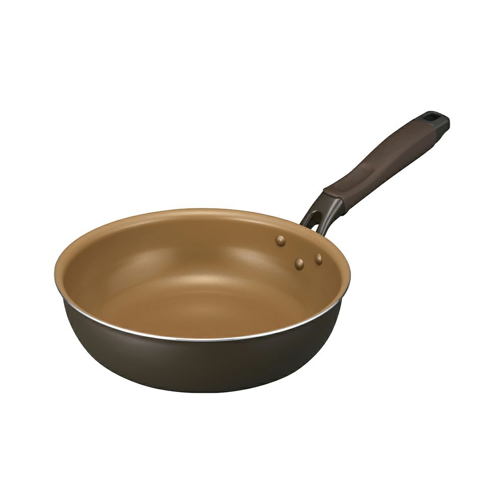 金のゴリラのひと磨き IH対応 フライパン 24cm 深型 KGRDP24BR【HO