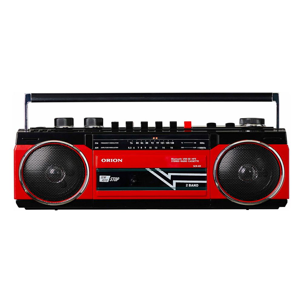 ORION(オリオン) ステレオラジオカセット ORION(オリオン) Bluetooth🄬機能搭載 ステレオラジカセ レッド