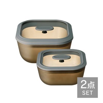 evercook(エバークック) 電子レンジ 調理器具 ガラス製 スクエア型 L