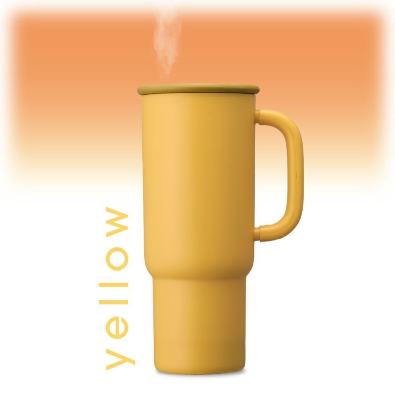 歳末SALE】Korobaan (コロバーン) サーモカラー加湿器 イエロー KWA