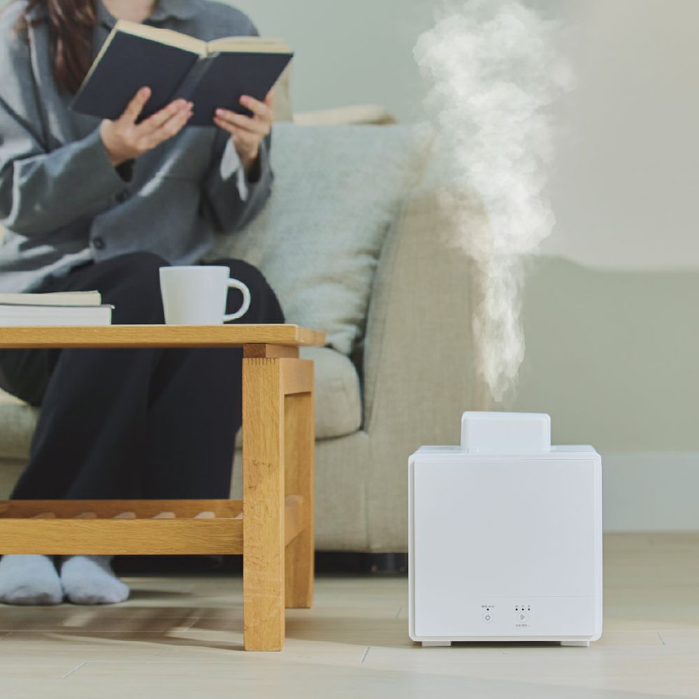 お手入れカンタンスチーム式加湿器 ホワイト KSA-351WH【KA