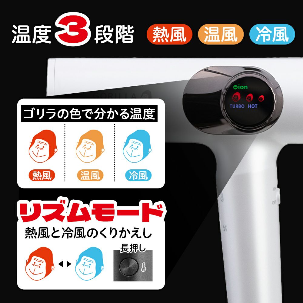 ゴリラのひとふき グレー GRD-2501GY【KA】 | DOSHISHA Marche