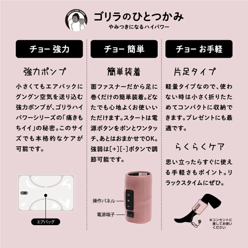 ゴリラのひとつかみ グレー 2個セット ミニトートバッグ付き GRFGY2